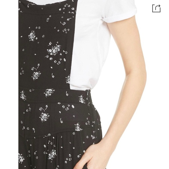 NWOT FREE PEOPLE SWEET IN THE STREETS OVERALL - Picture 4 of 8